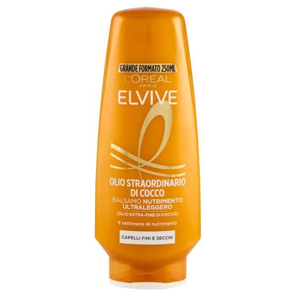 ELVIVE Loreal Elvive Olio Straordinario di Cocco Balsamo - 250ml - MegaPrezzo