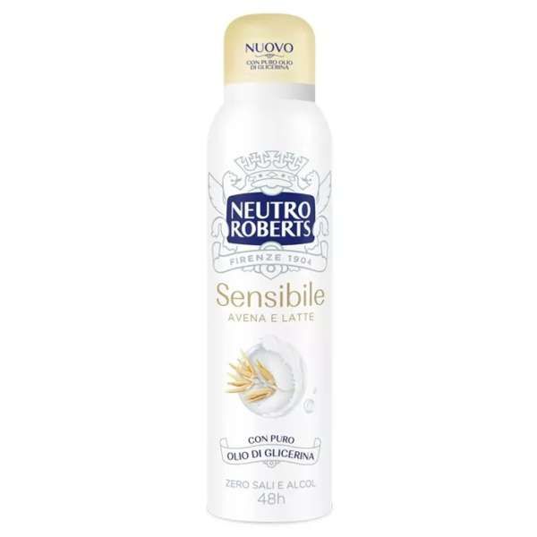 NEUTRO ROBERTS Neutro Roberts Deodorante Spray Avena e Latte - 150ml - MegaPrezzo