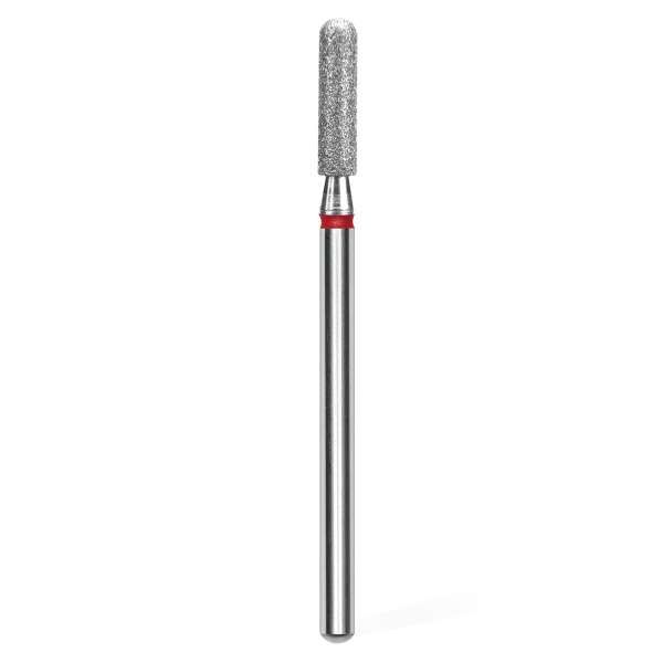 STALEKS PRO Staleks Pro Punta Fresa Diamantata Cilindro Arrotondato Rosso - 10mm - MegaPrezzo
