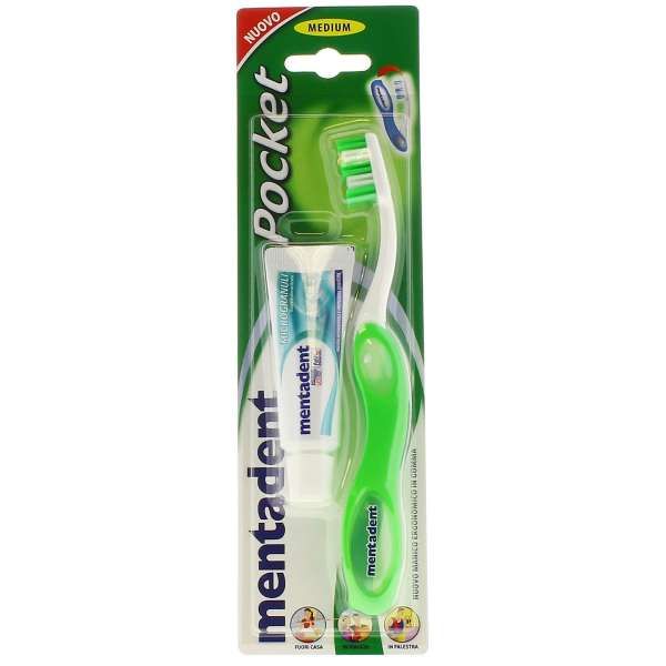 Mentadent Spazzolino Denti Pocket Kit