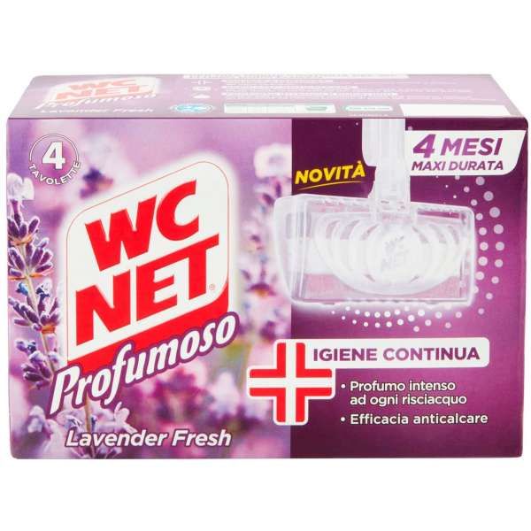 WC Net Tavoletta Igienizzante 4pz - Lavanda