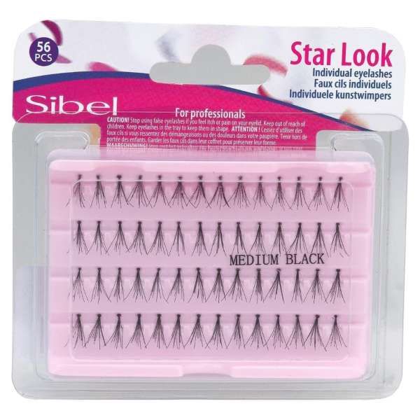 SIBEL Sibel Star Look Individual Ciglia Finte a Ciuffetti - M - MegaPrezzo