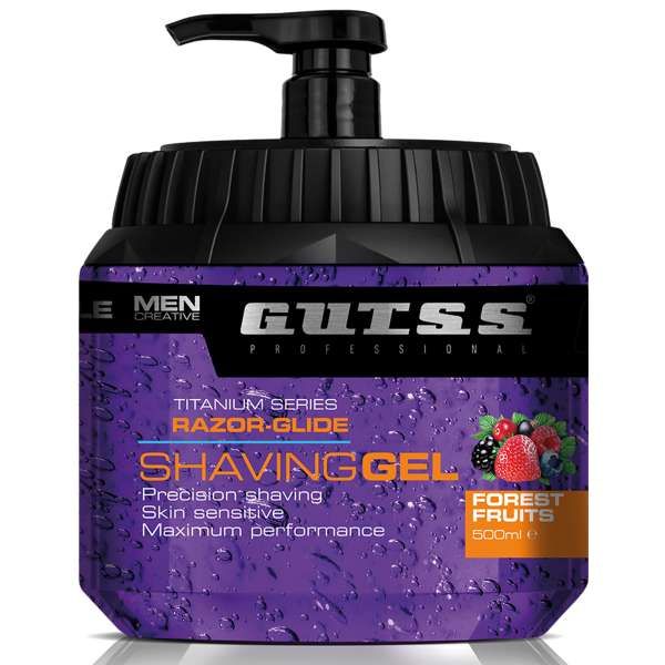 Gutss Titanium Shaving Gel da Barba 500ml - Forest Fruits