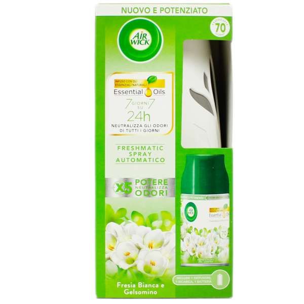 Air Wick Freshmatic Diffusore e Ricarica - Fresia e Gelsomino