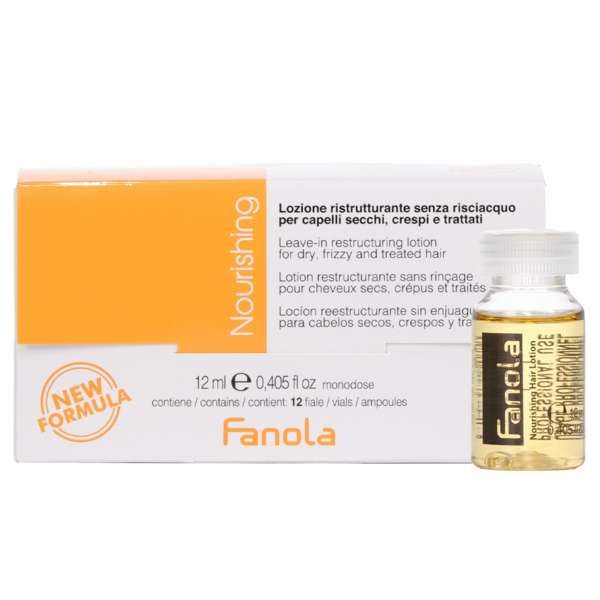 FANOLA Fanola Nourishing Fiale Ristrutturanti Senza Risciacquo - 12x12ml - MegaPrezzo