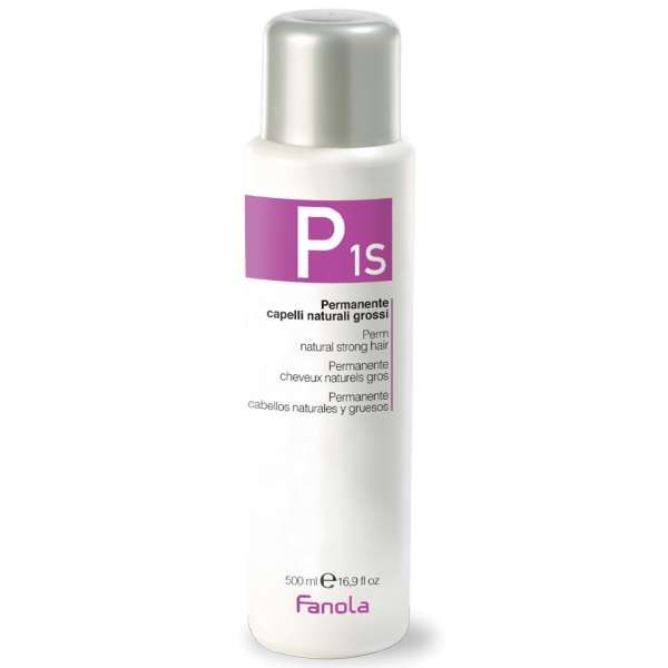 Fanola Permanente Perm1S per Capelli Naturali Grossi - 500ml