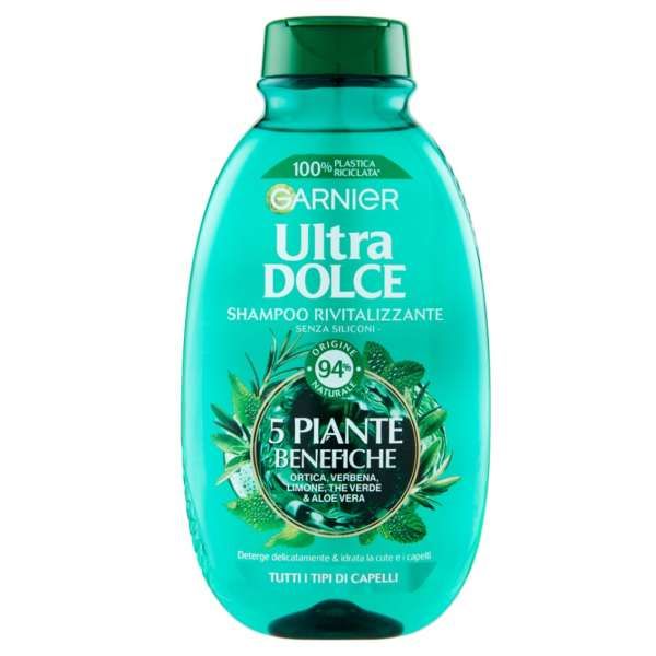 GARNIER Garnier Ultra Dolce Shampoo 5 Piante - 250ml - MegaPrezzo