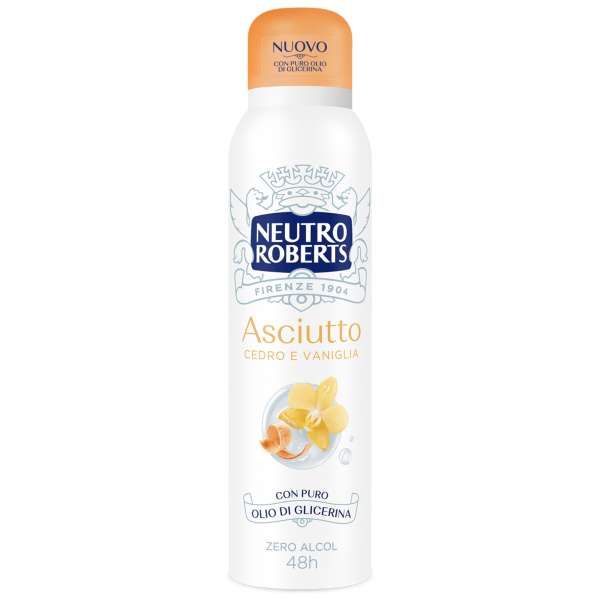 NEUTRO ROBERTS Neutro Roberts Deodorante Spray Cedro e Vaniglia - 150ml - MegaPrezzo