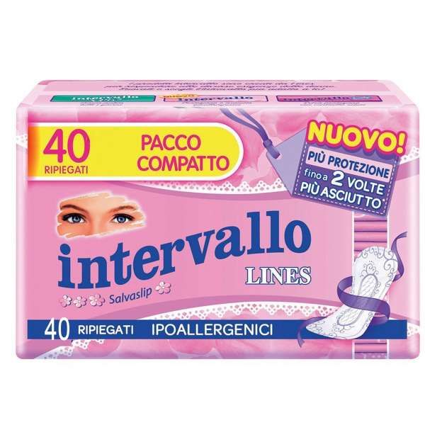 Lines Intervallo Ultra Assorbenti ProteggiSlip - 40pz