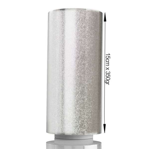 Carta Stagnola Goffrata Argento 15cm - 350gr