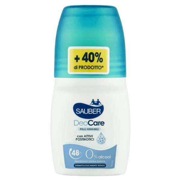 Sauber Deodorante Roll-On Deo Care - 70ml