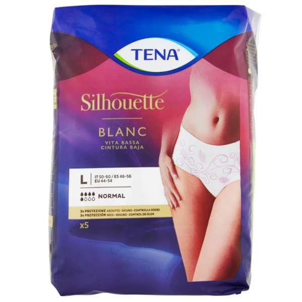 Tena Lady Silhouette Blanc Normal Large - 5pz