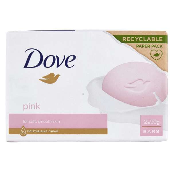 DOVE Dove Sapone Duro Pink - 2x90gr - MegaPrezzo