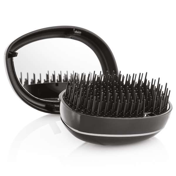 XANITALIA Tangle Mirror Spazzola Districante con Specchio - Nero - MegaPrezzo