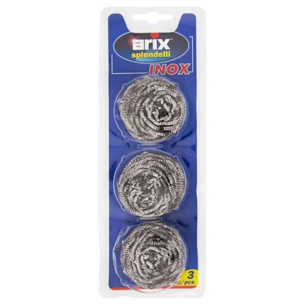 Arix Paglietta Inox - 3pz