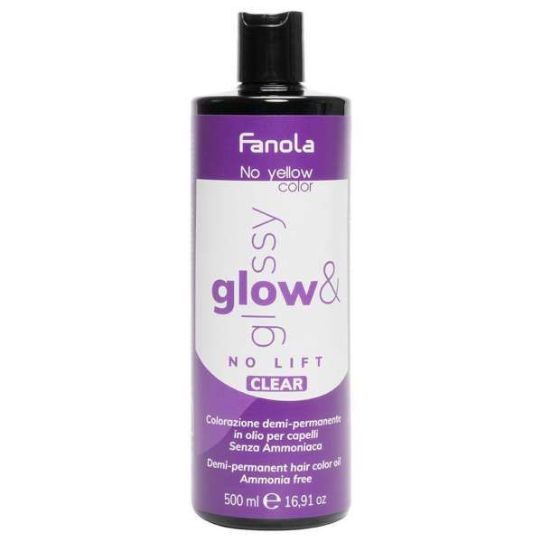 Fanola Glow e Glossy Tintura Demi-Permanente 500ml - Clear