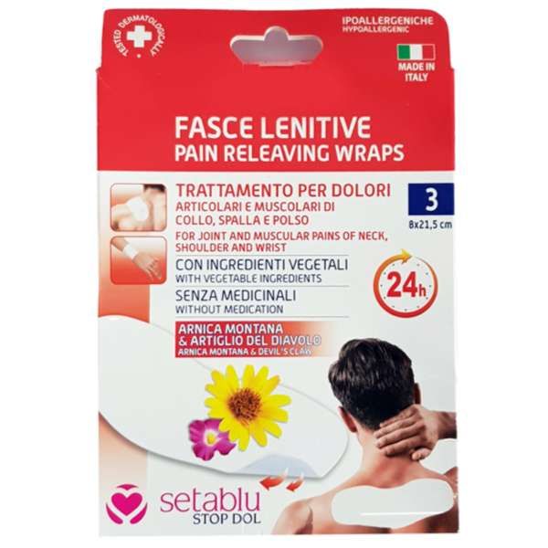 SETABLU Setablu Fasce Lenitive per Dolori - 3pz - MegaPrezzo