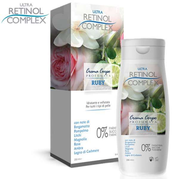 RETINOL COMPLEX Ultra Retinol Complex Crema Corpo Profumata 200ml - Ruby - MegaPrezzo
