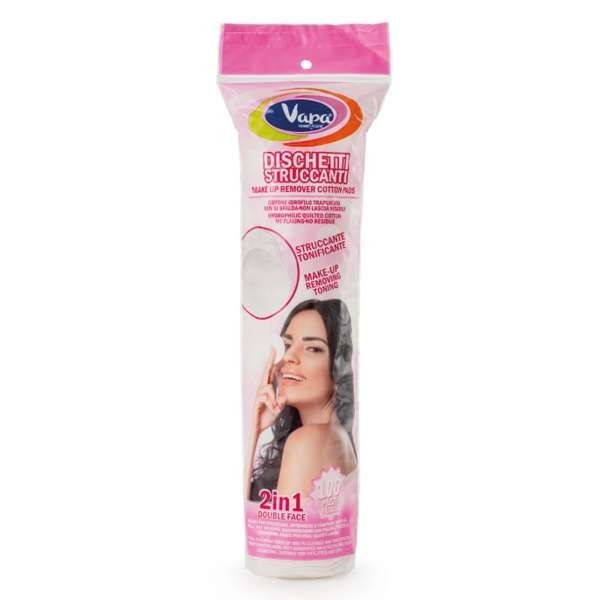 Vapa Dischetti Struccanti Tondi - 100pz