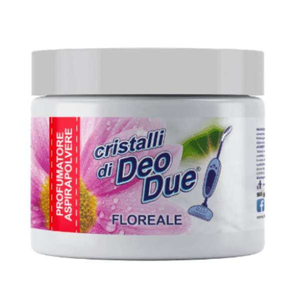 Deo Due Cristalli Profumati per Aspirapolvere 500gr - Floreale