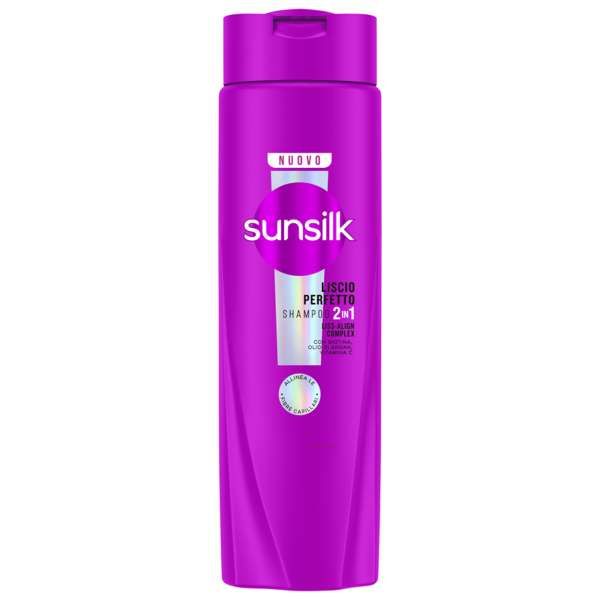 SUNSILK Sunsilk Shampoo 2in1 Liscio Perfetto - 250ml - MegaPrezzo
