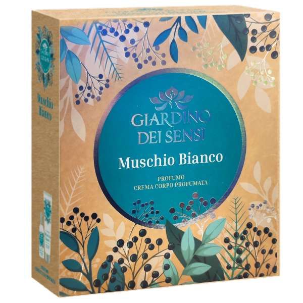 GIARDINO DEI SENSI Giardino Dei Sensi Cofanetto con Profumo e Crema - Muschio Bianco - MegaPrezzo
