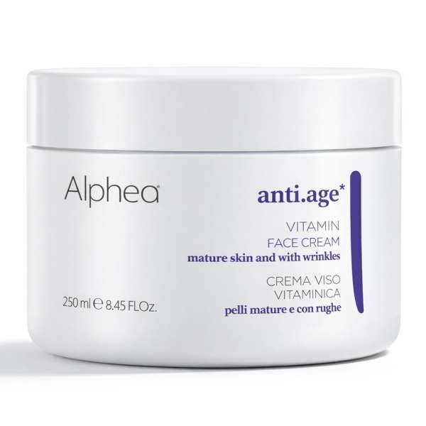 ALPHEA Alphea Anti Age Crema Viso Vitaminica - 250ml - MegaPrezzo