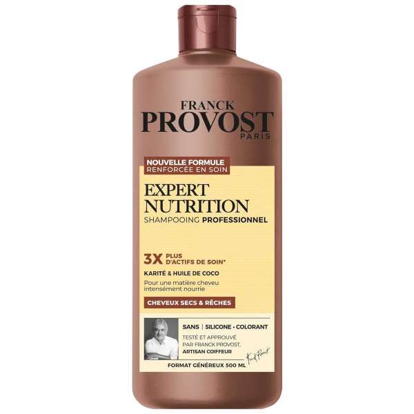 Franck Provost Shampoo Expert Nutrition 500ml - Capelli Secchi