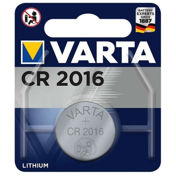 Varta Pila Lithium CR2016 da 3V 87mHa