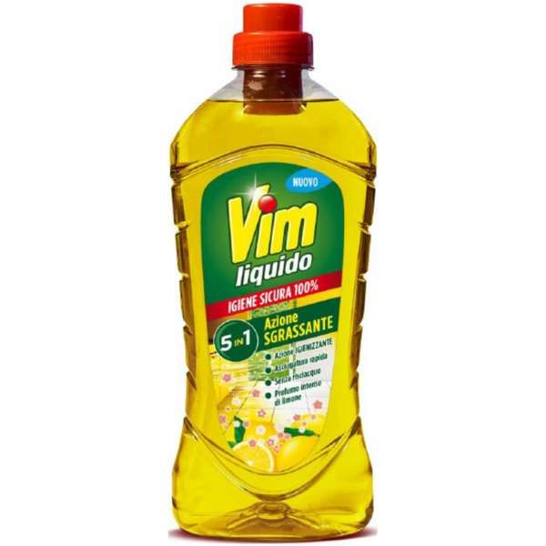 Vim Liquido Sgrassatore Pavimenti 1000ml - Limone