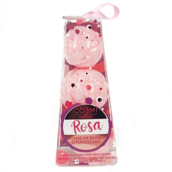 COSMI ITALIA Cosmi Rosa Bombe da Bagno - 3x20gr - MegaPrezzo