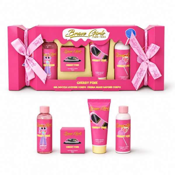 BRAVE GIRLS Brave Girls Cofanetto Cherry Pink Caramella - 4pz - MegaPrezzo