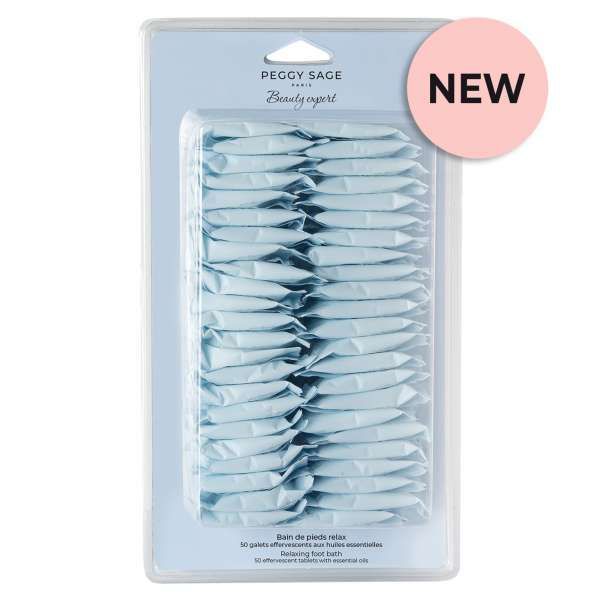 PEGGYSAGE Peggy Sage Tavolette Effervescenti per Bagno Piedi  - 50x10gr - MegaPrezzo