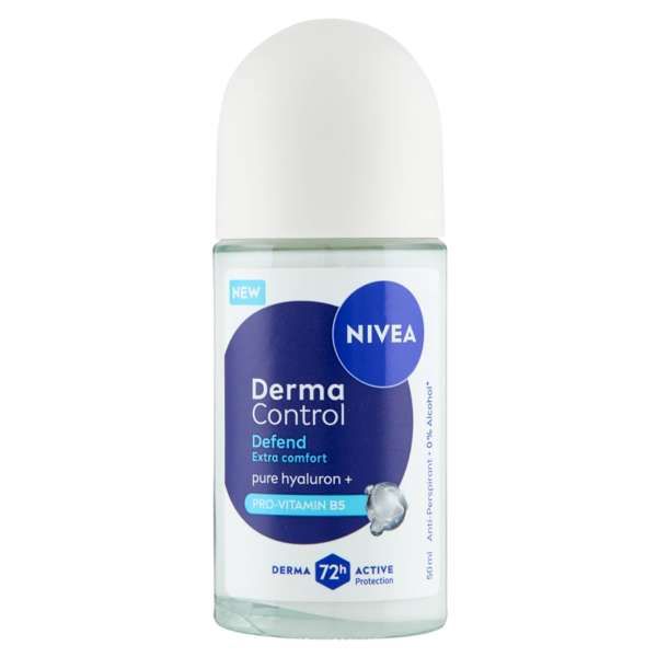 NIVEA Nivea Deodorante Roll-On Derma Control Defend - 50ml - MegaPrezzo