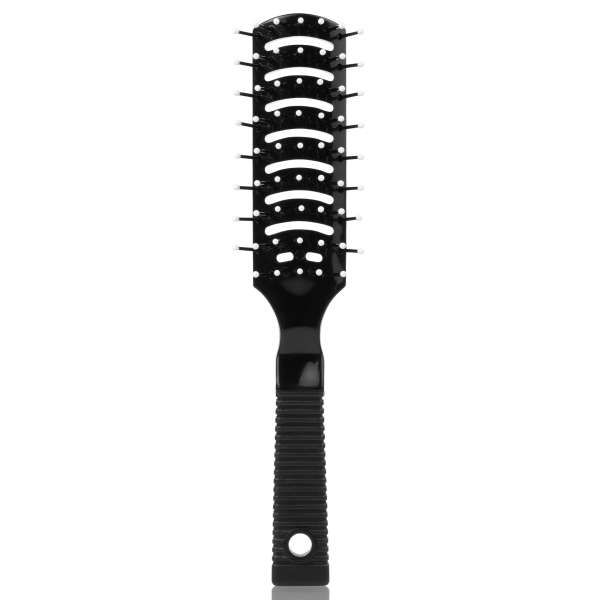 XANITALIA Salon Pro Spazzola Districante Ventilata - Nero - MegaPrezzo