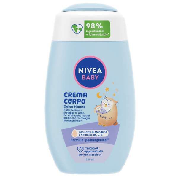 NIVEA Nivea Baby Crema Corpo Dolce Nanna - 200ml - MegaPrezzo