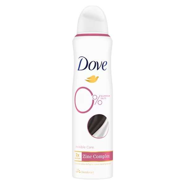 DOVE Dove Deodorante Spray Zero Invisible Care - 150ml - MegaPrezzo