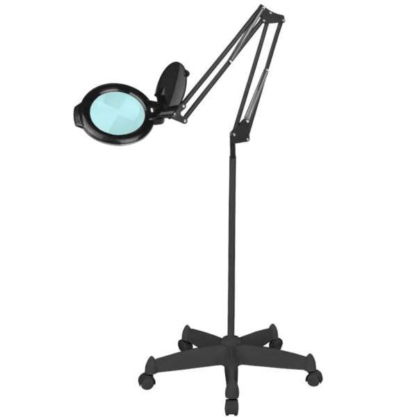 Glow Lampada LED Moonlight 8013/6" Lente con Stativo 5 Diottrie - Nero