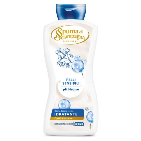 Spuma di Sciampagna Bagnodoccia Crema 650ml - Pelli Sensibili